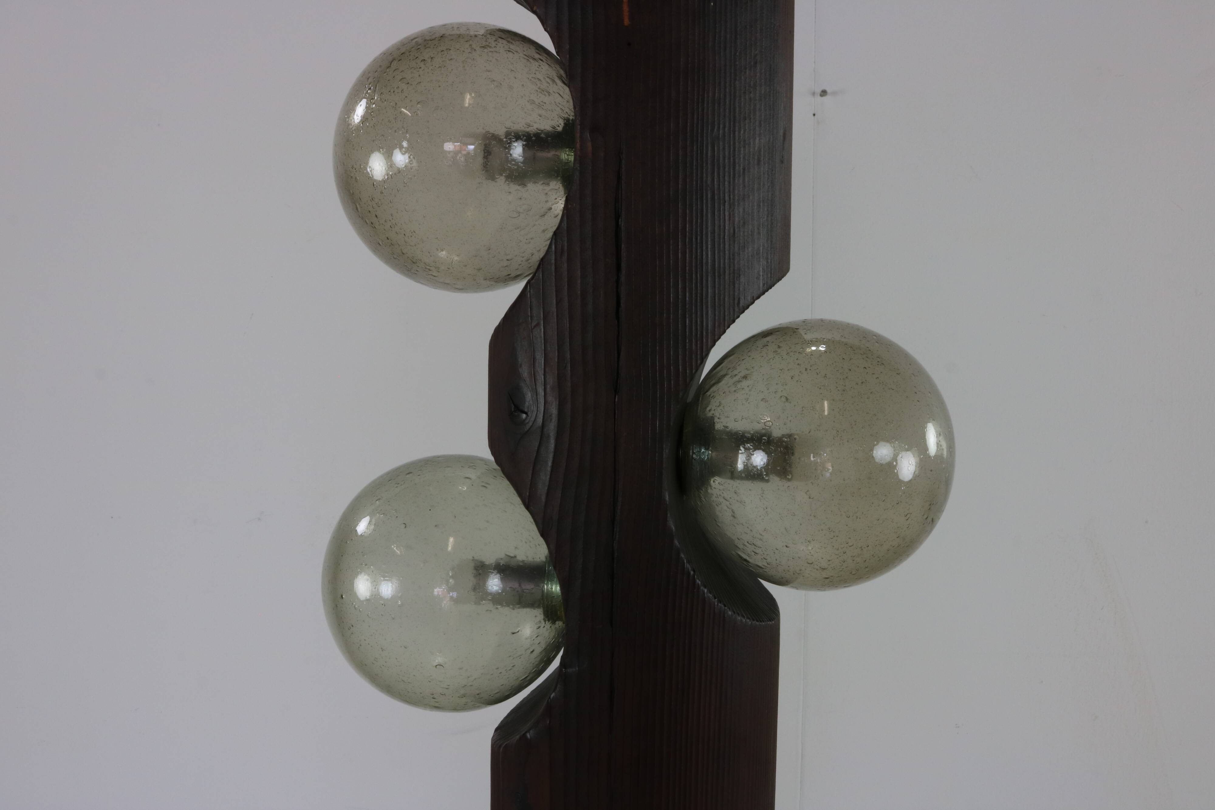 Brutalist design floorlamp