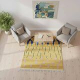Handwoven Moroccan rug 3x2 m