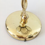 Pair of mother-of-pearl flower sconces