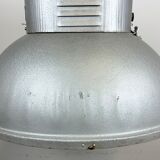 Large Oval Industrial Polish Factory Pendant Lamp from Predom Mesko, 1960s