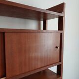 Vintage teak library