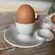 Antique porcelain egg cups Mehun