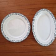 Lot De 2 Grands Plats Salins Modèle Guirlandes LXVI