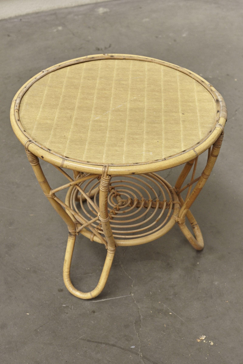 Rattan coffee table