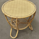 Rattan coffee table