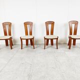 Set of 4 vintage scandinavian dining chairs, 1960s