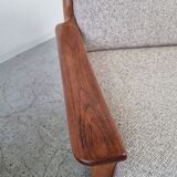 Pair of Scandinavian teak armchairs by Juul Kristensen, Denmark 1970s