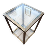 Brass/glass table