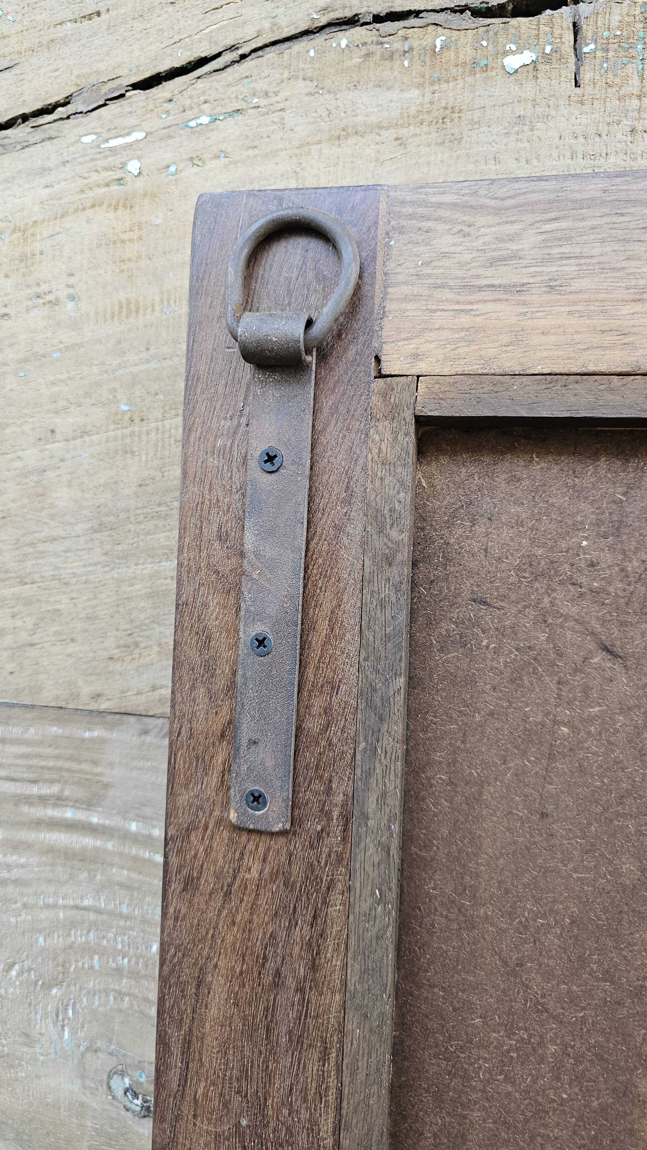 Teak mirror from Burma
