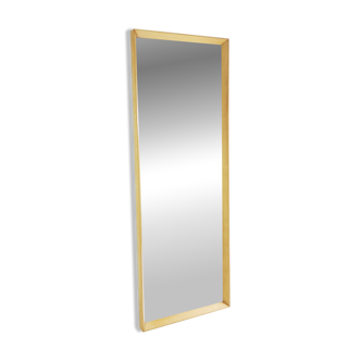 Minimalistyczne lustro ścienne Aarhus Glasimport, Dania, lata 60.