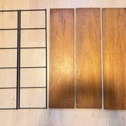 Étagère murale String Bois
