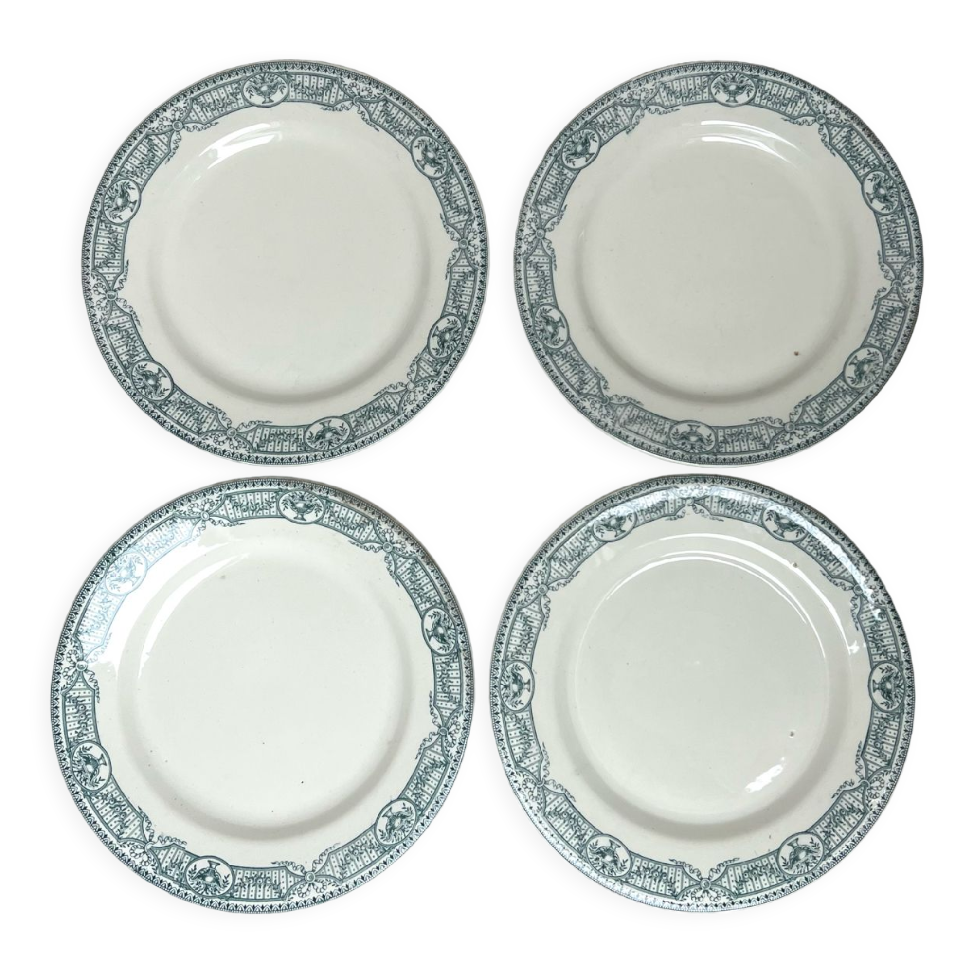 Set of 4 plates Terre de fer plates