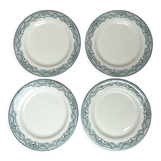 Set of 4 plates Terre de fer plates