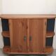 Small buffet or console in natural and black wood