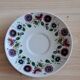 Coupelle porcelaine blanche et fleurs