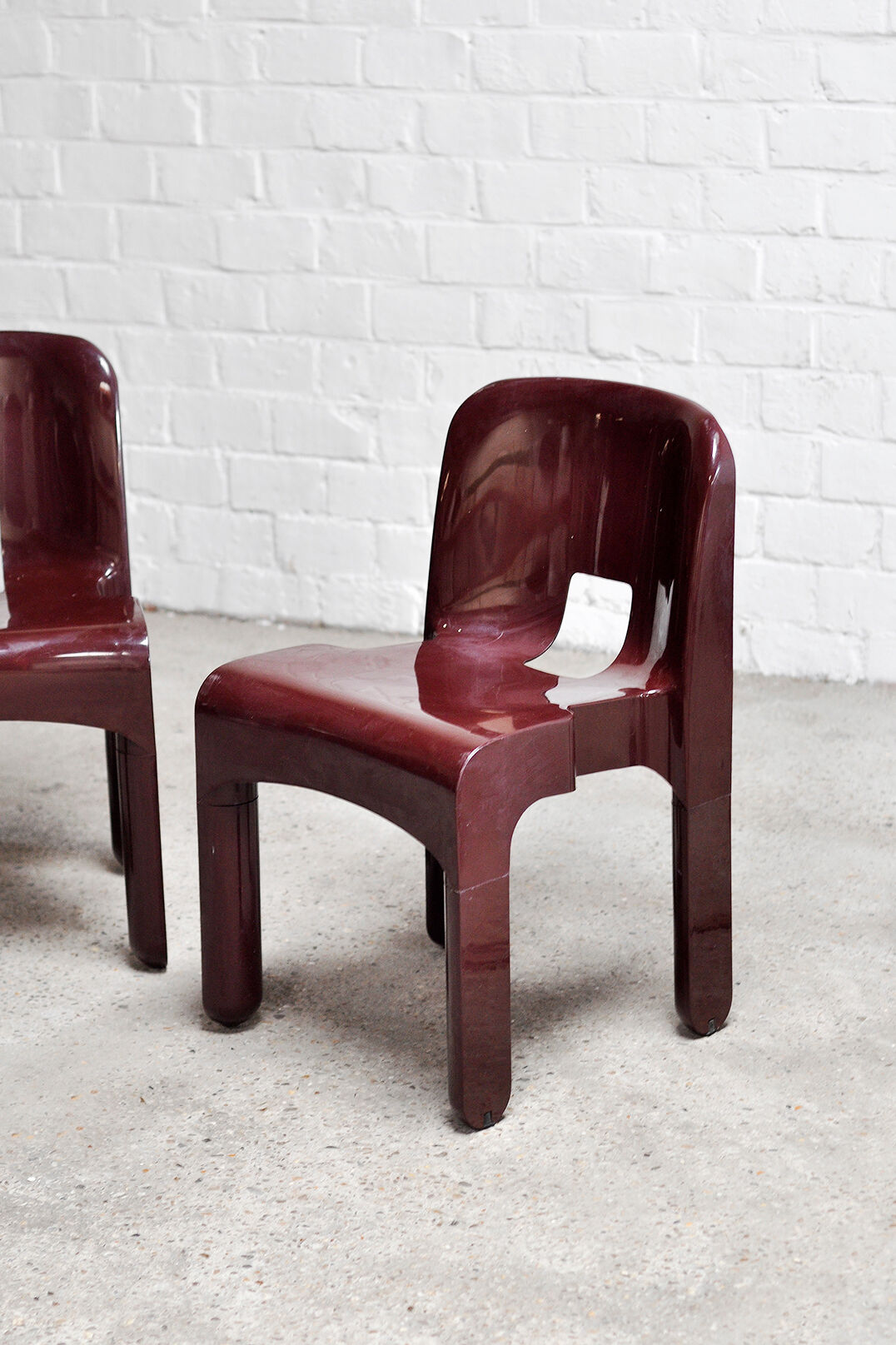 'Universale' Chairs model 4869 by Joe Colombo for Kartell, Set of 5, 1970s
