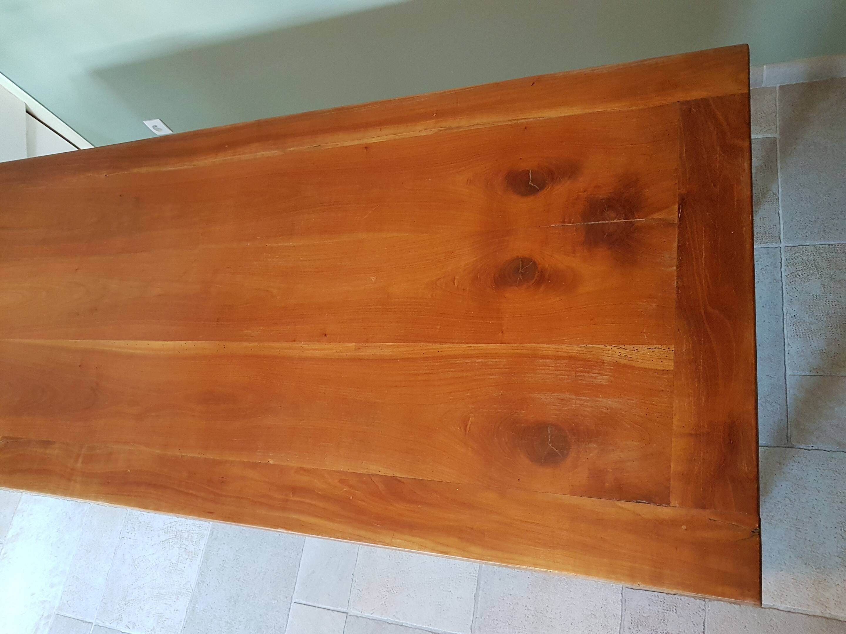 Farm table in cherry