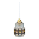 Vintage 70s glass tulip pendant light