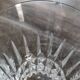 Set of 8 white wine glasses small capacity in antique chiseled crystal
