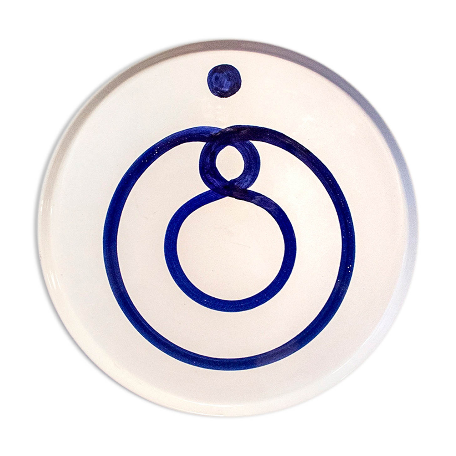 Wall plate by Alighiero Boetti for Alitalia ITalia Year 1986