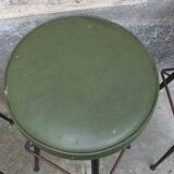 Set of 3 old bar stools 50, 60s