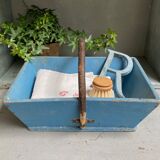 Wooden basket wabi sabi