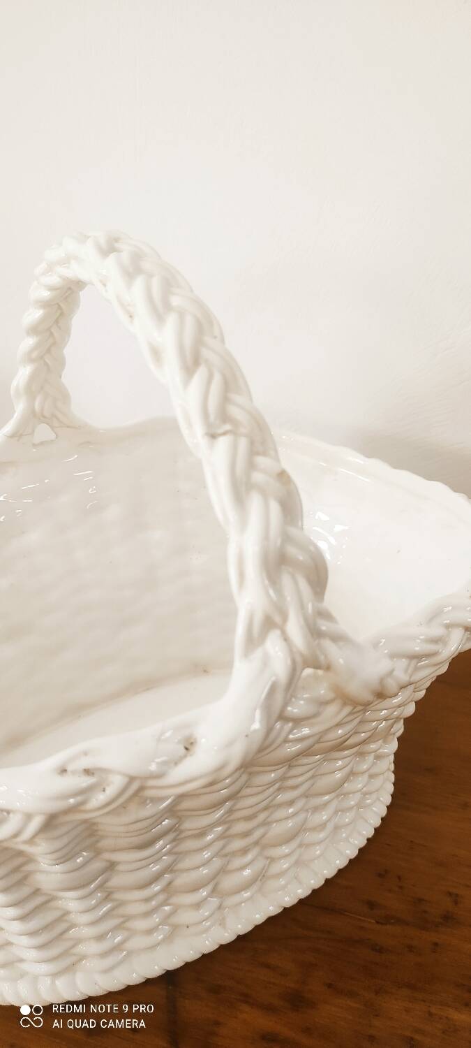 Large ceramic basket