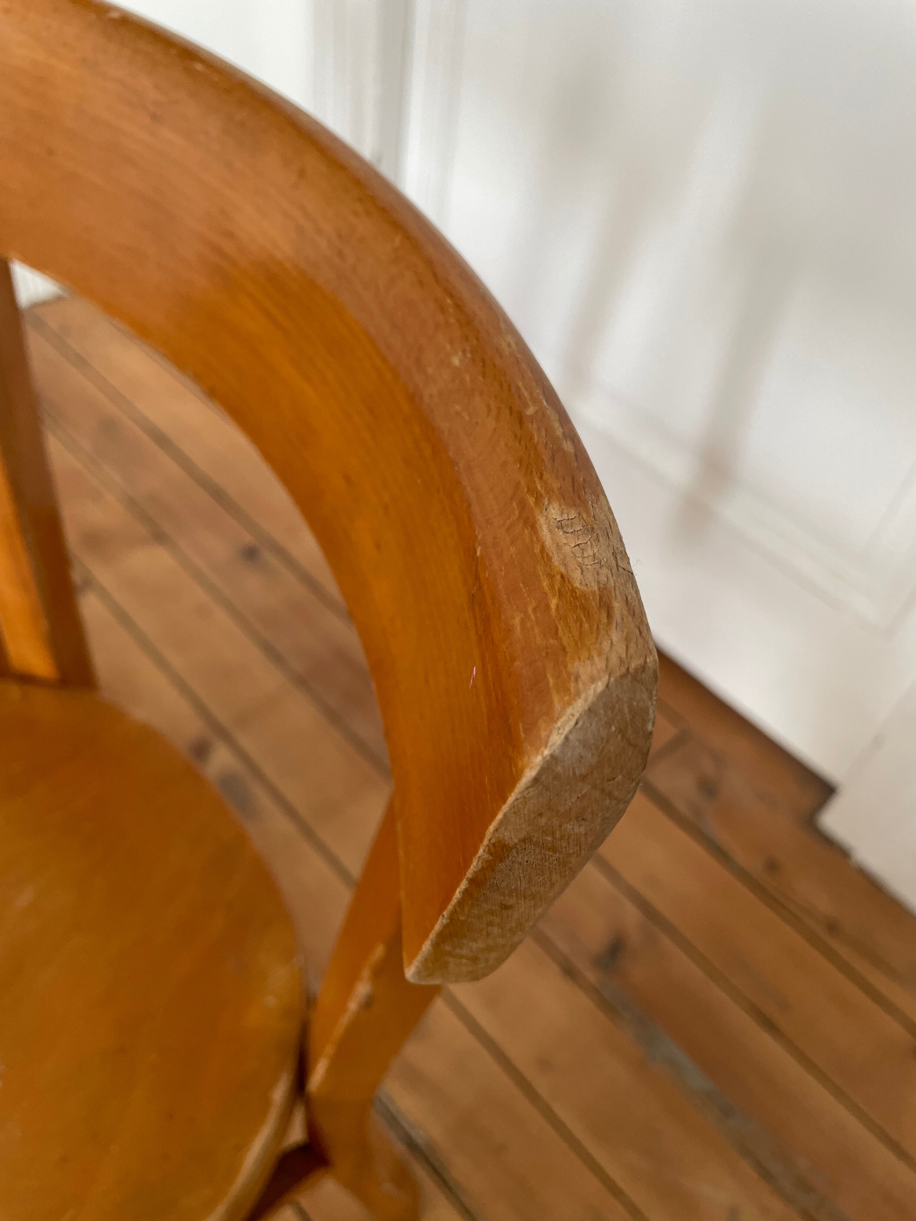 Pair of Baumann bistro chairs