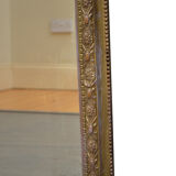 Victorian gilded overmantel mirror