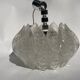 Acrylic ice glass chandelier, Germany 1970s