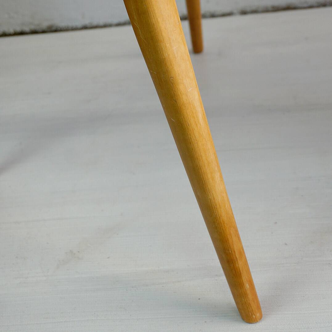 Pair of mid-century Austrian beech dining chairs by Anna Lülja Praun.