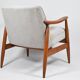 Famous Vintage armchair "Kedzior", fully restored, Grey CORD