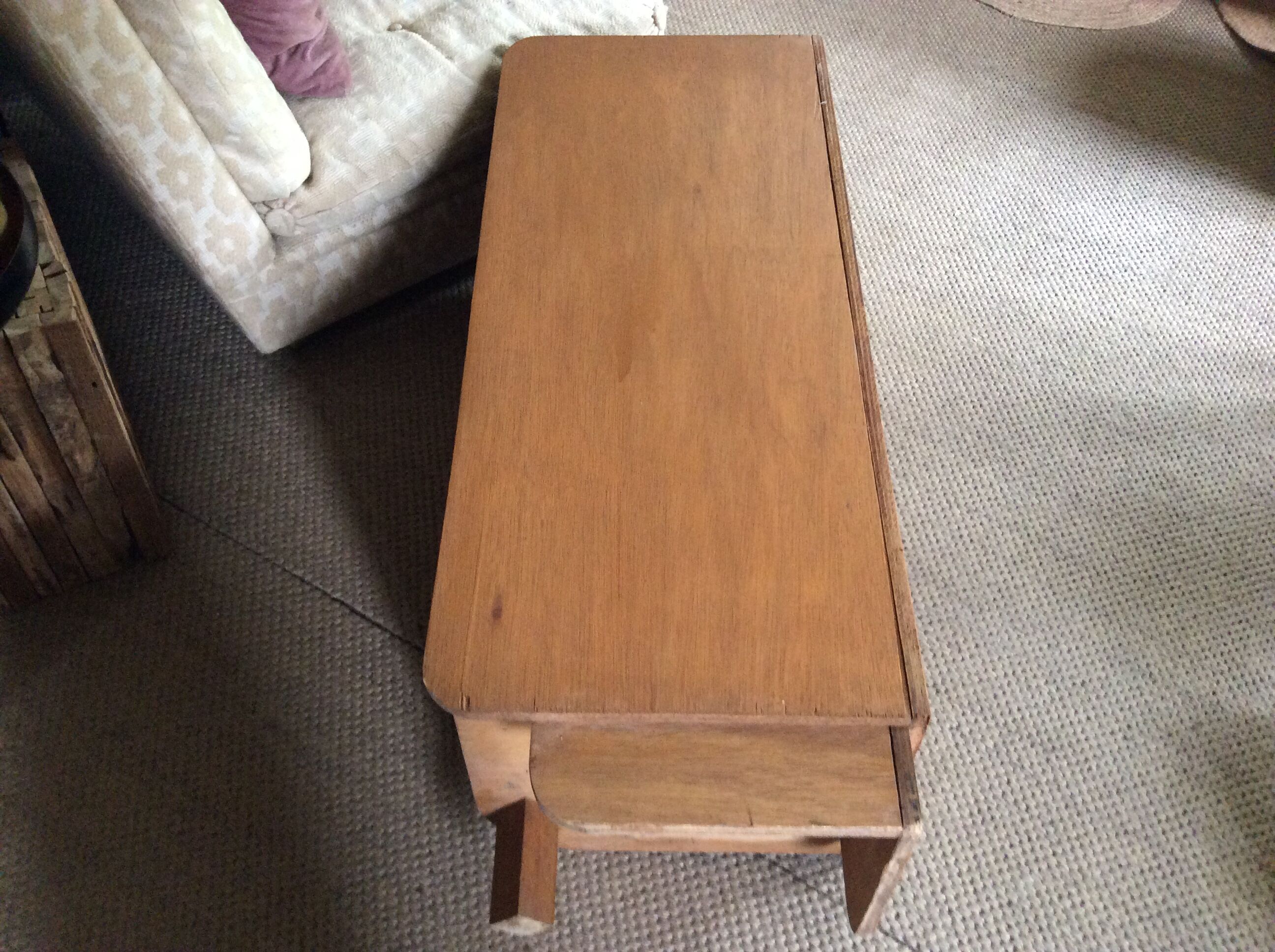 Wooden shelf