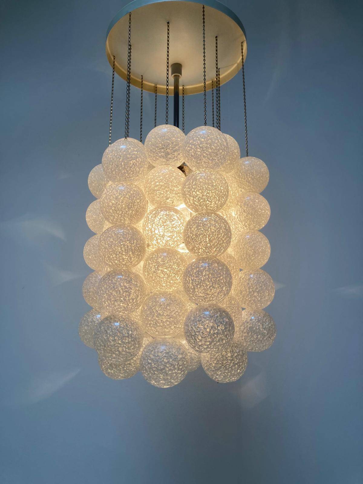 Lampe pendante "Bubble" de Napako, Tchécoslovaquie, années 1970
