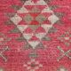 Tapis de couloir Oushak rose et rouge 88x306 cm SK 22815