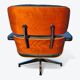 Fauteuil et repose-pieds Herman Miller Original Eames, noir et cerisier