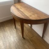 Half Moon fruit wood table