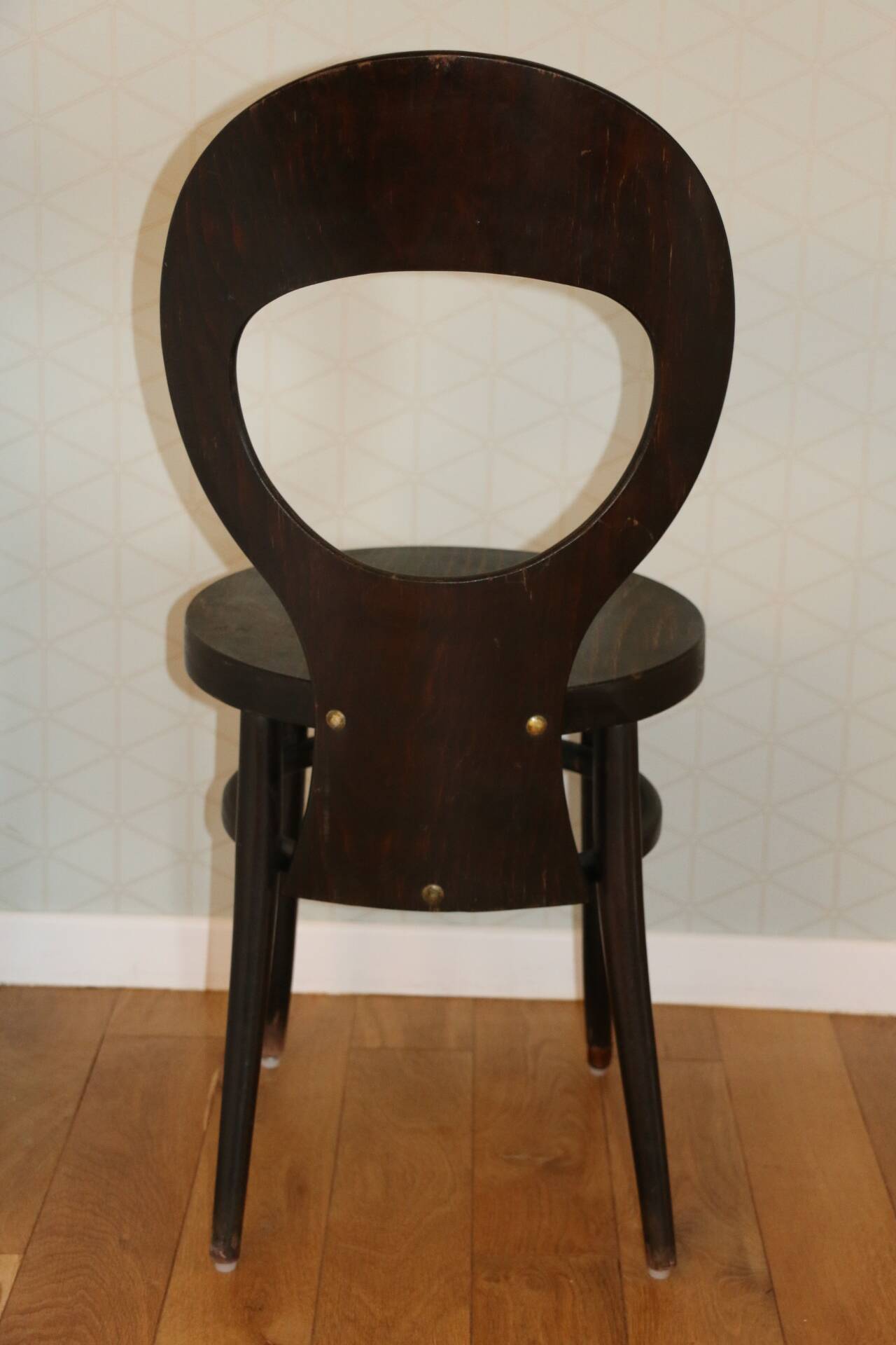 Baumann wenge seagull chair