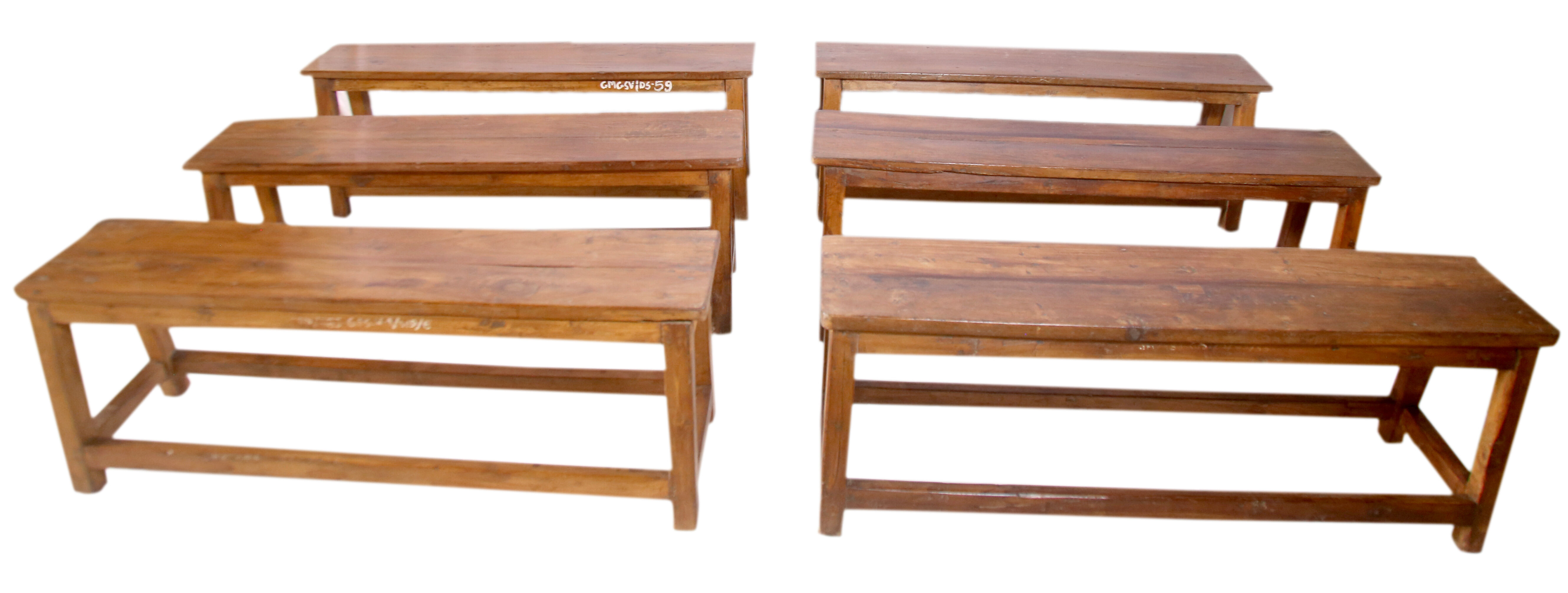 Ancient Burmese teak bench