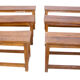 Ancient Burmese teak bench