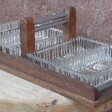 Art Deco ramekin holder, server or aperitif tray