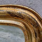 Louis philippe mirror, gilded wood
