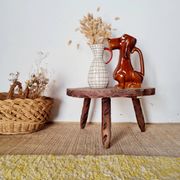 Small round antique tripod coffee table