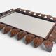 Spanish Mid-Century Wrought Iron Mirror with Foliage Frame, Circa 1950s