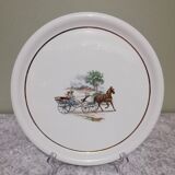 Flat Luneville Badonviller pattern carriages diameter 31
