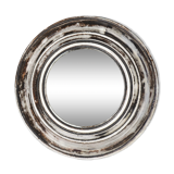 Mirror hofmann ceramic gray vallauris 1950