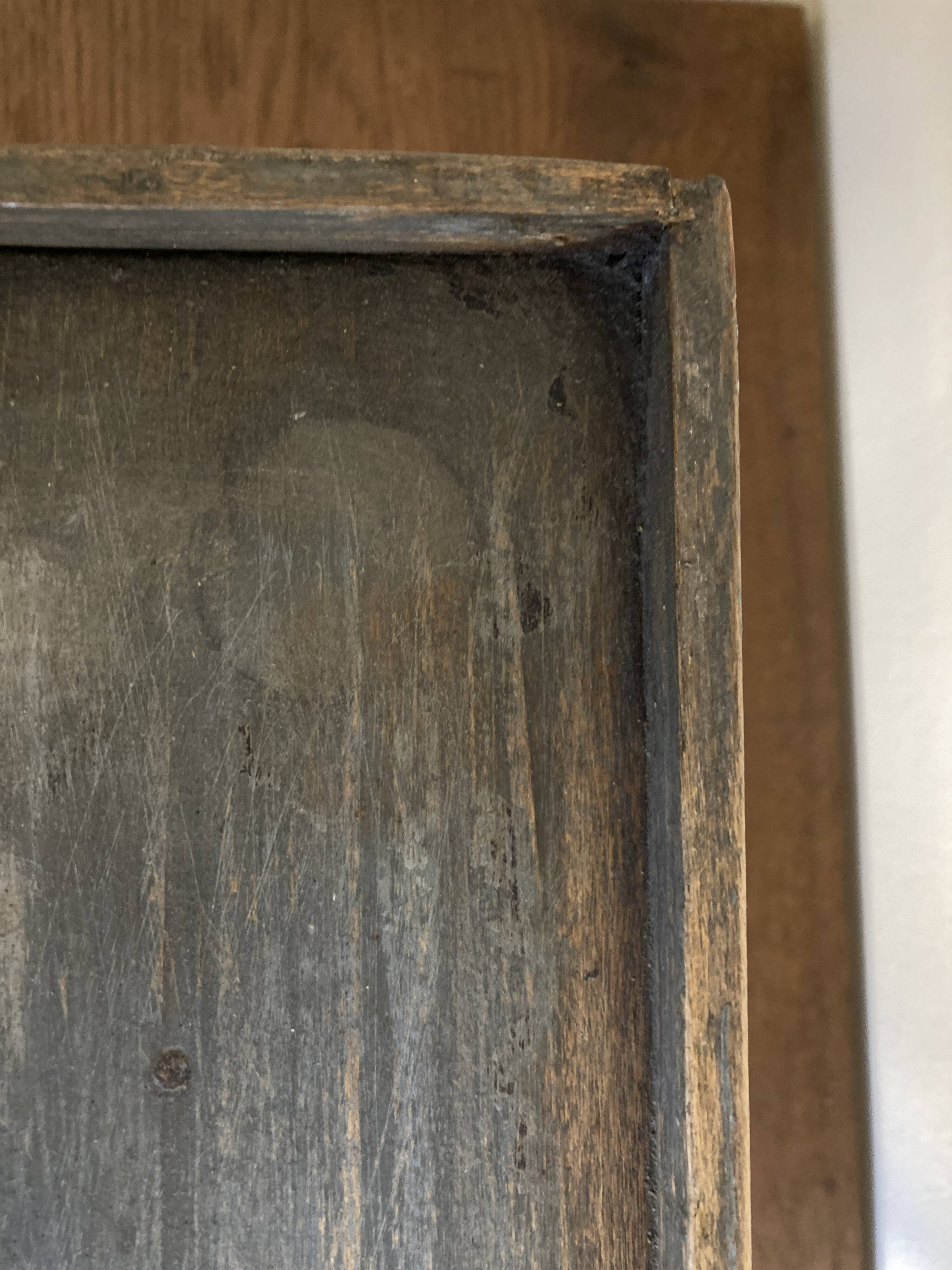 Hudson Farmhouse Folk Art Country Shelf Original Gray Patina