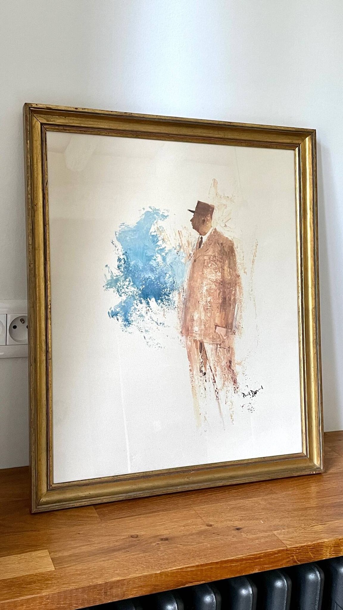Illustration on vintage paper