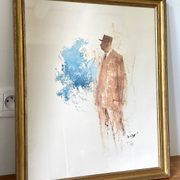 Illustration on vintage paper