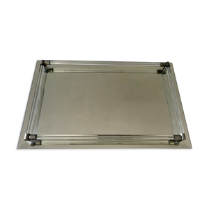Plateau miroir art déco